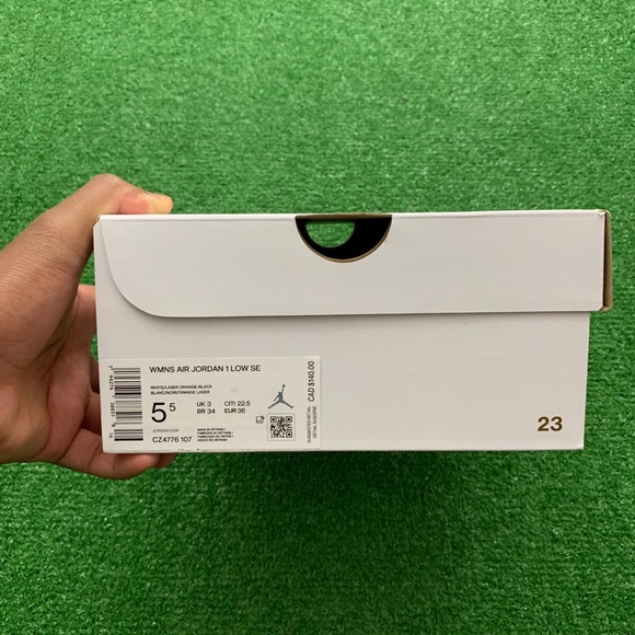 -Edm- 🟡⚪️*NEW* Air Jordan 1 Low “Laser Orange” (W) - Picture 10 of 10